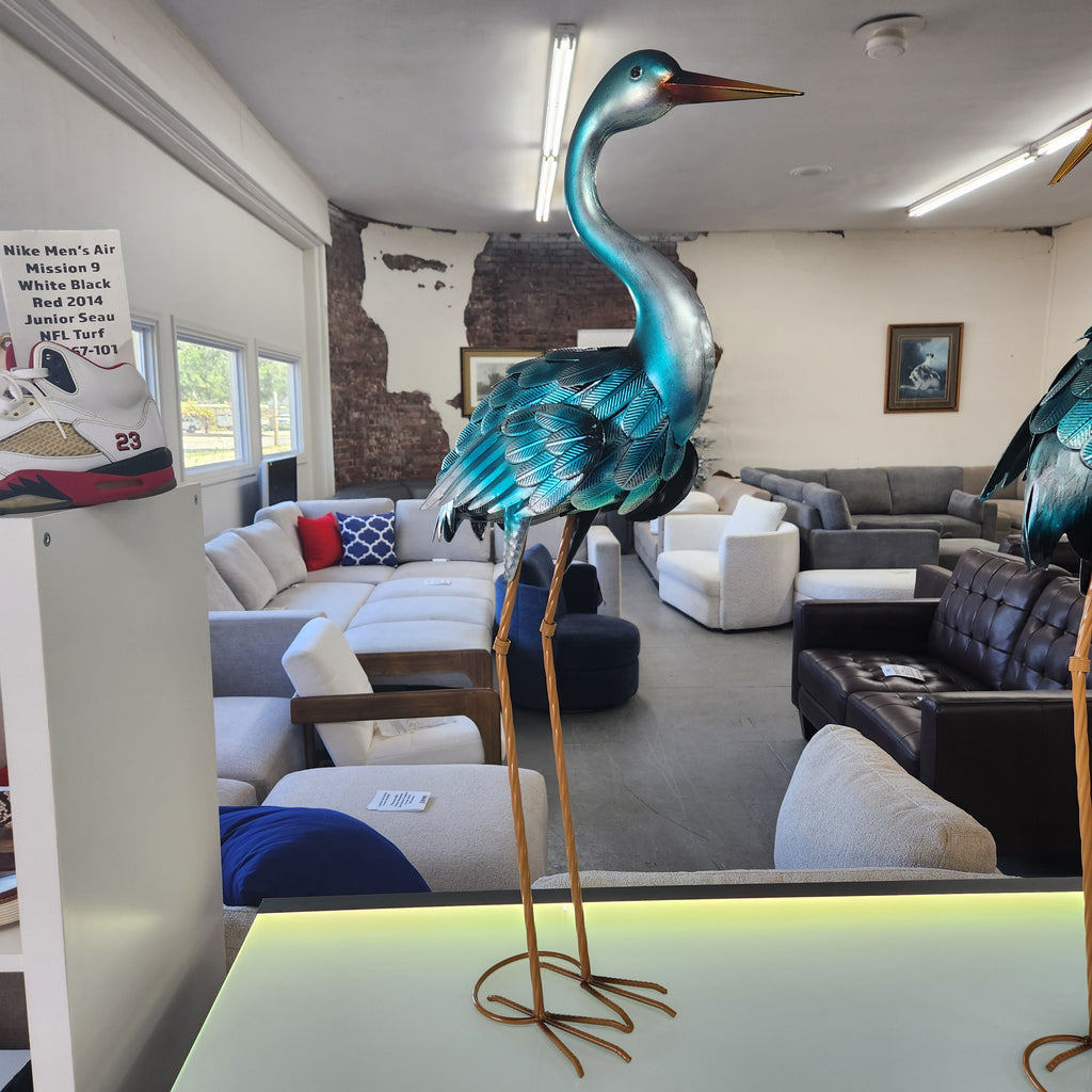 35” Blue Heron Statue