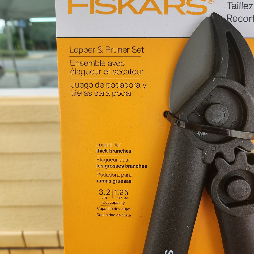 Fiskars Lopper & Hand Pruner Garden Trimming Set