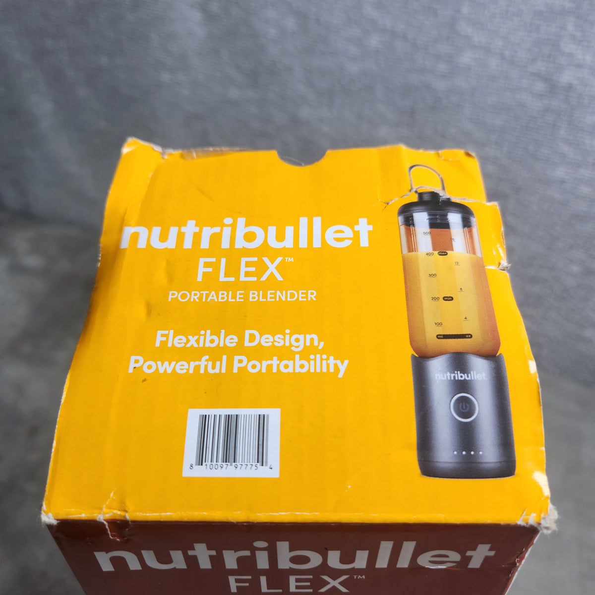 Nutribullet Flex Black Portable Blender Open Box