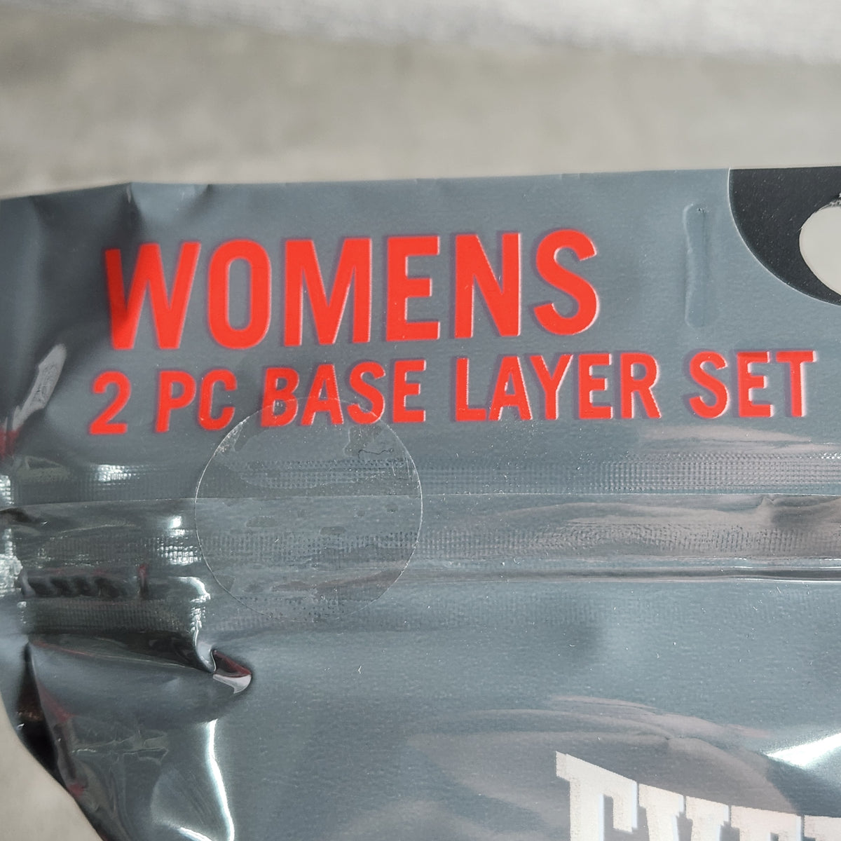 Everlast Women's 2 PC XL Base Layer Set Gray NEW EVL4971-DS