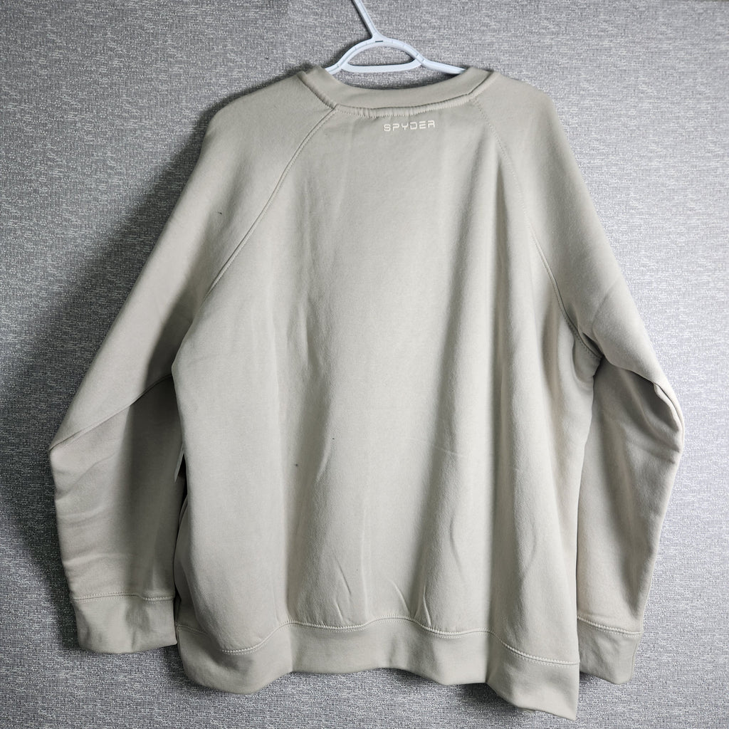 SPYDER Women's Ragalan Sandstorm Cozy Fleece L/S Crew With Pockets Size 3X NWT