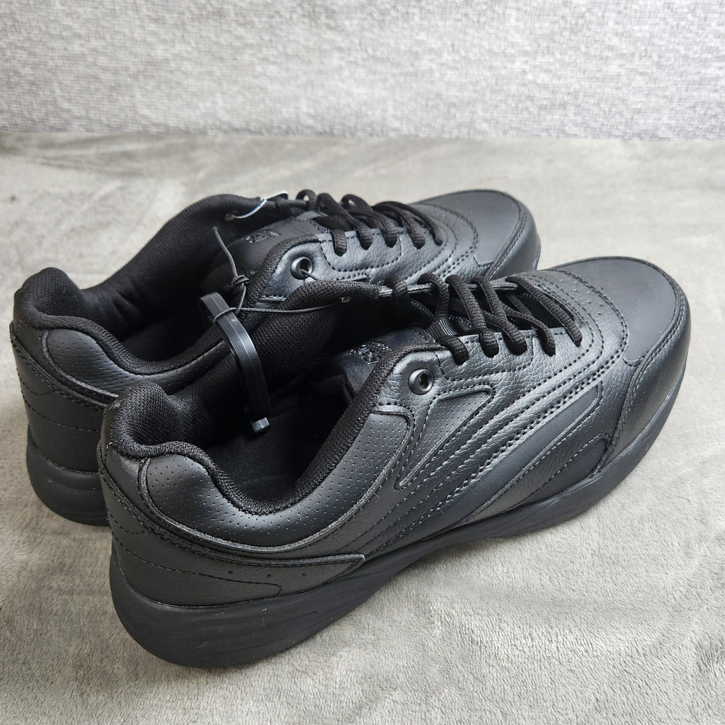 TredSafe Men's Work Shoes 11W Black Slip Resistant Dreamcell MNTR40HY231