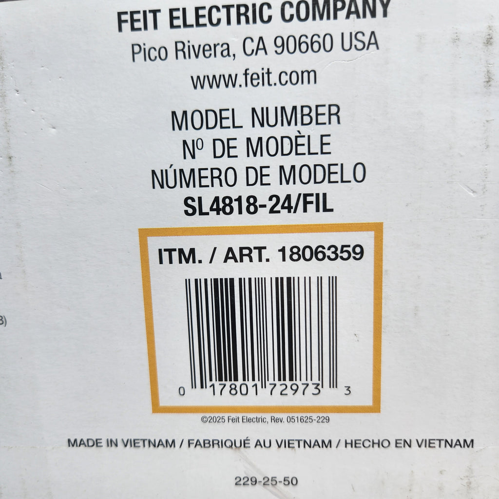 Excello 10 ft. String Light Pole 2 Pack & Feit 48' LED String Light