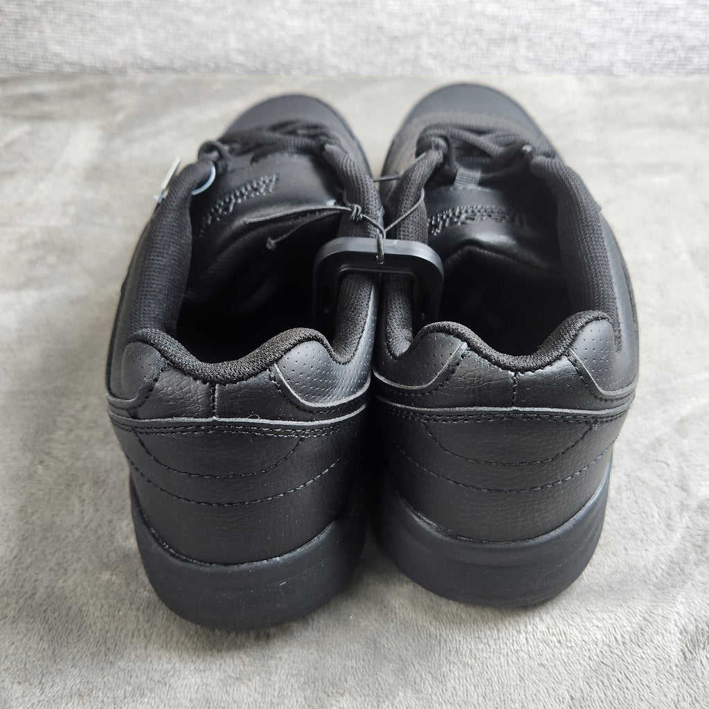 TredSafe Men's Work Shoes 11W Black Slip Resistant Dreamcell MNTR40HY231
