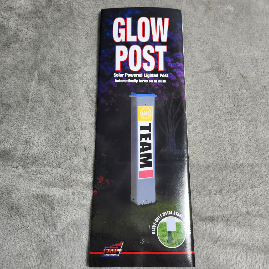 Team Glow Post Thomas Jefferson Classical Academy Gryphons Cavaliers Hilltoppers Trojans Solar LED Lighted Yard Decor