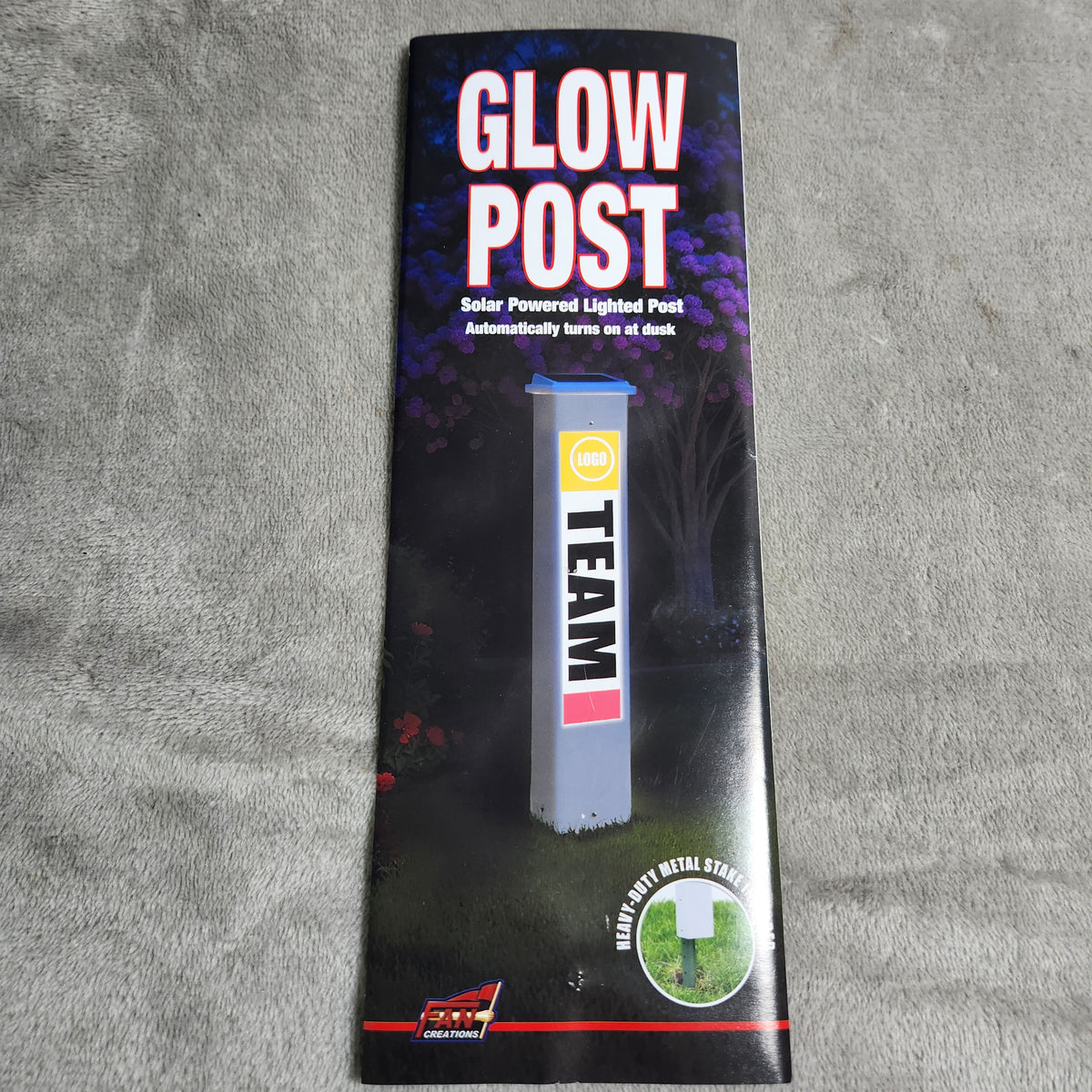 Team Glow Post Thomas Jefferson Classical Academy Gryphons Cavaliers Hilltoppers Trojans Solar LED Lighted Yard Decor
