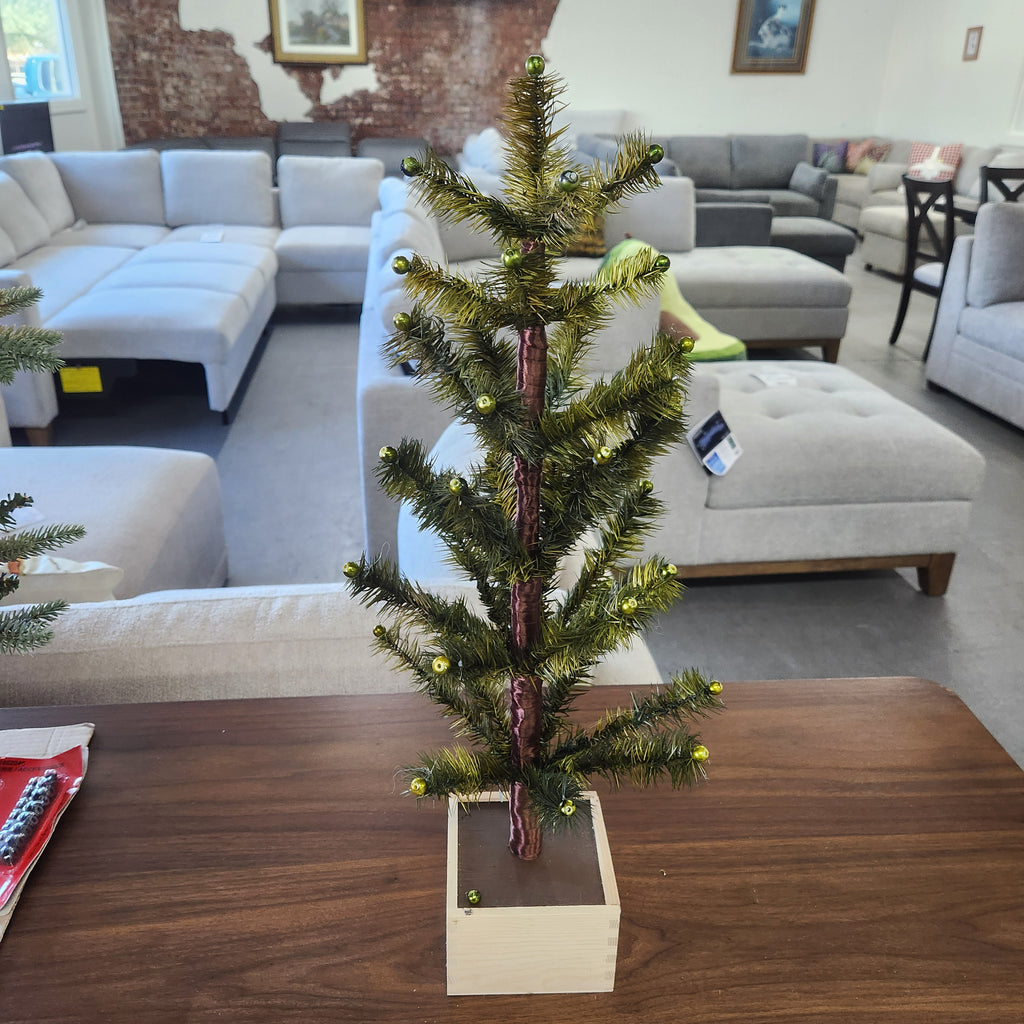 24” Decorative Christmas Tree, Lightweight Holiday Seasonal decor
