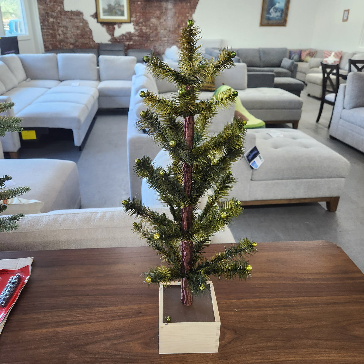 24” Decorative Christmas Tree, Lightweight Holiday Seasonal decor