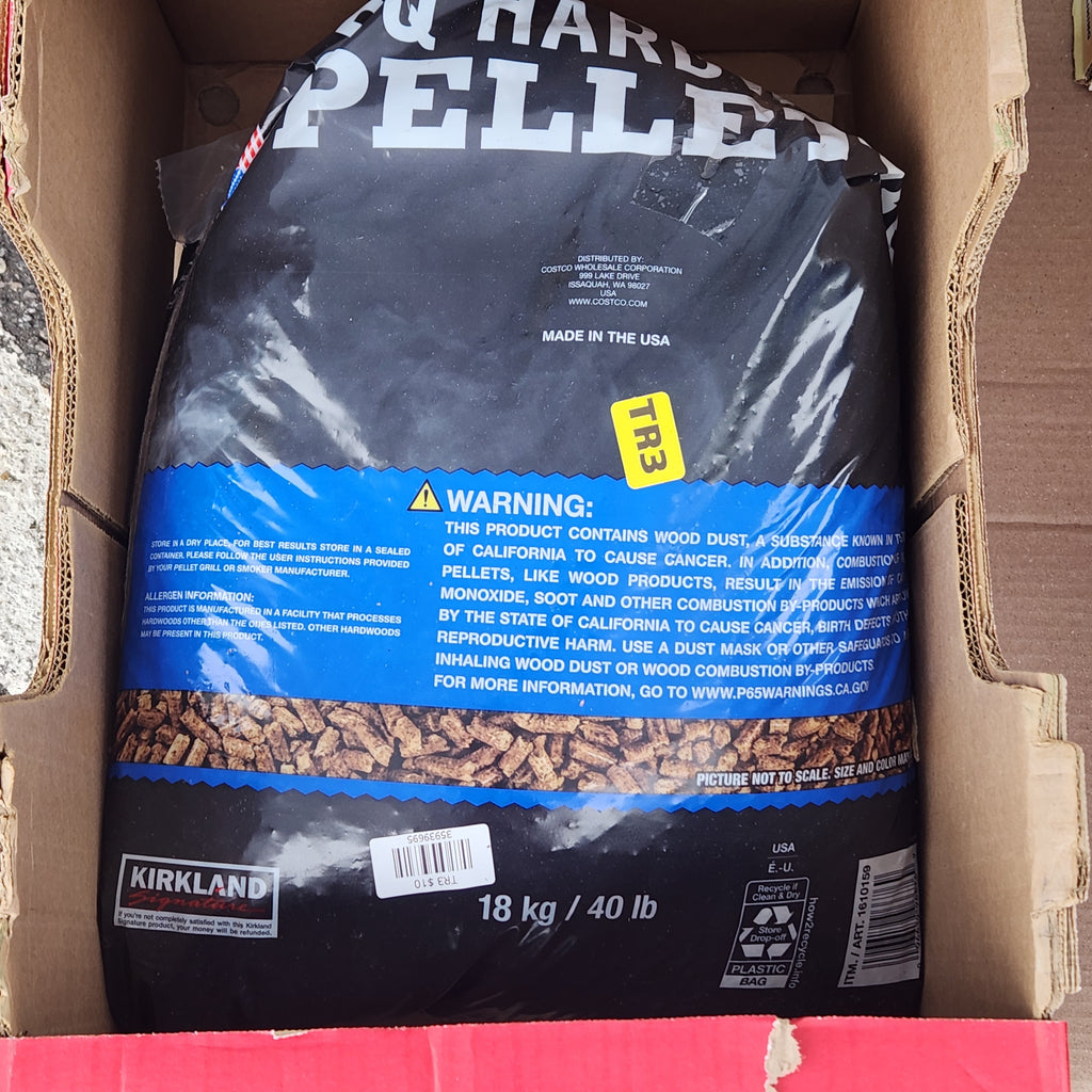 Kirkland Signature Premium Blend BBQ Hardwood Pellets, 40 lbs