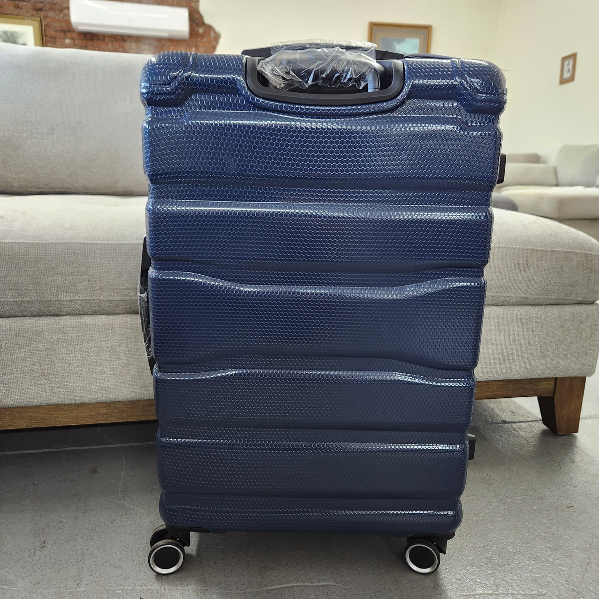 Dejuno Yukon 3-Piece Hardside Luggage Set Blue New