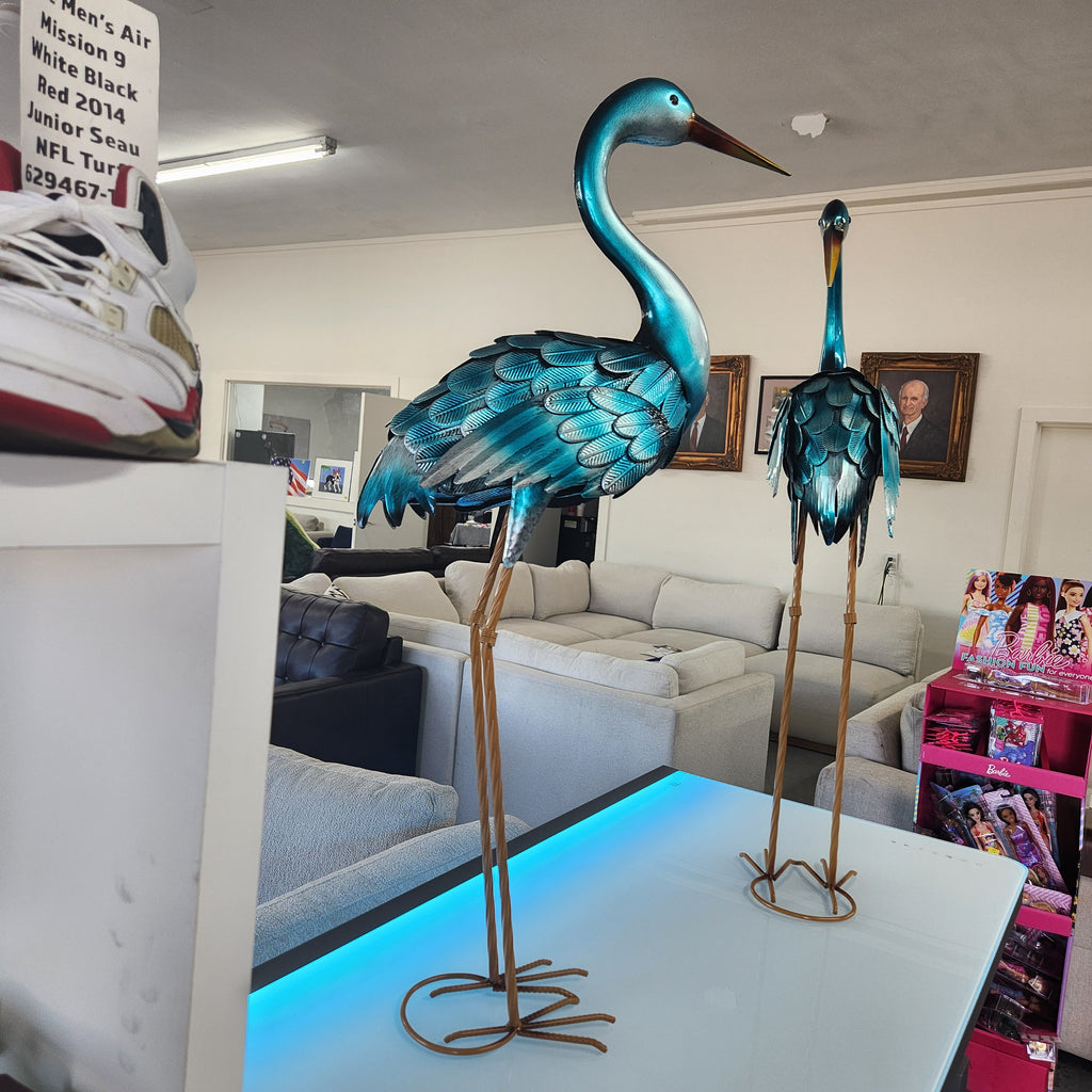 35” Blue Heron Statue