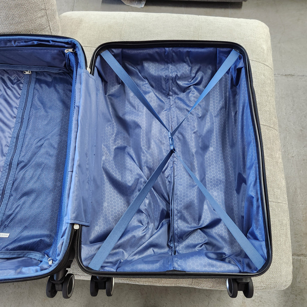 Dejuno Yukon 3-Piece Hardside Luggage Set Green New