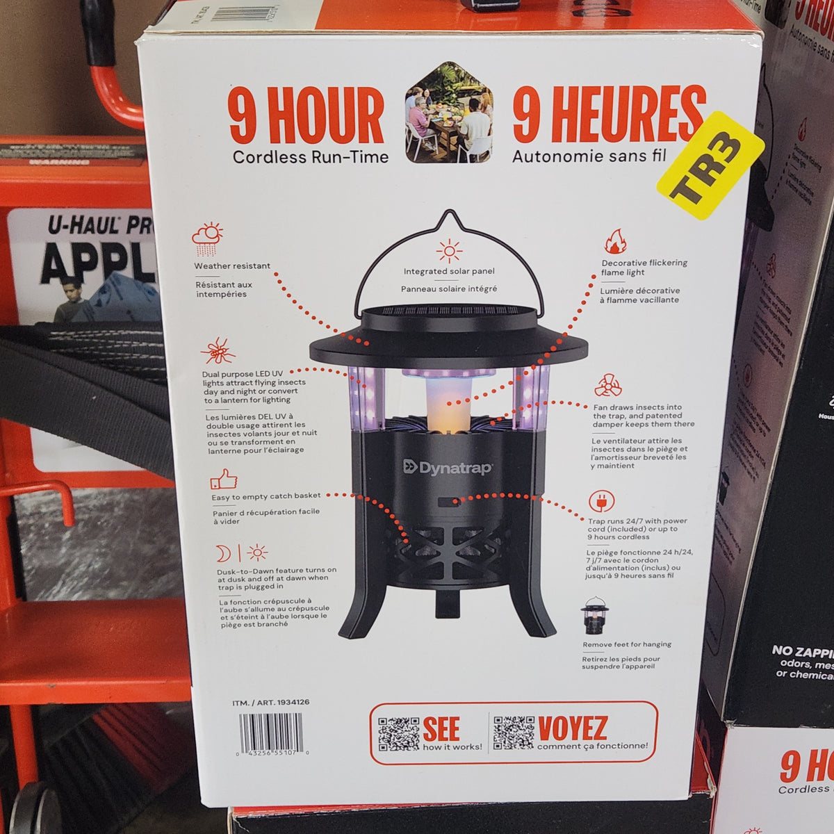 Dynatrap Solar Outdoor Bug Trap 1/4 Acre