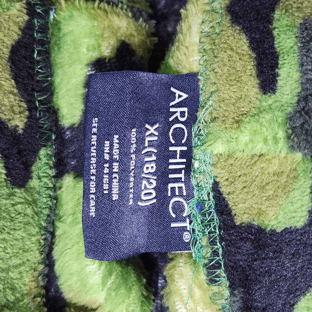 Architech Boys XL(18/20) 100%polyester Fleece Sleep Pants Camo