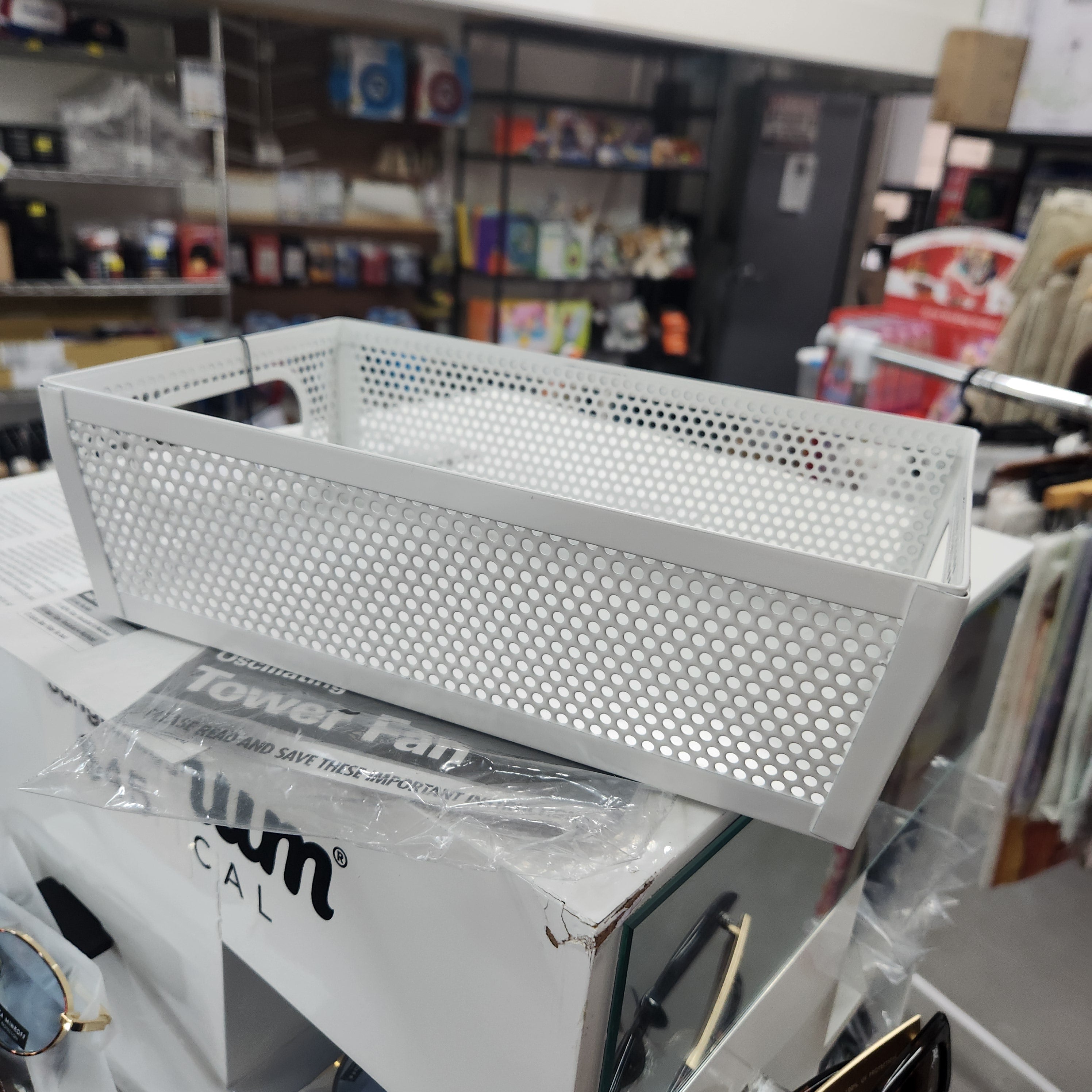 Mdesign white basket