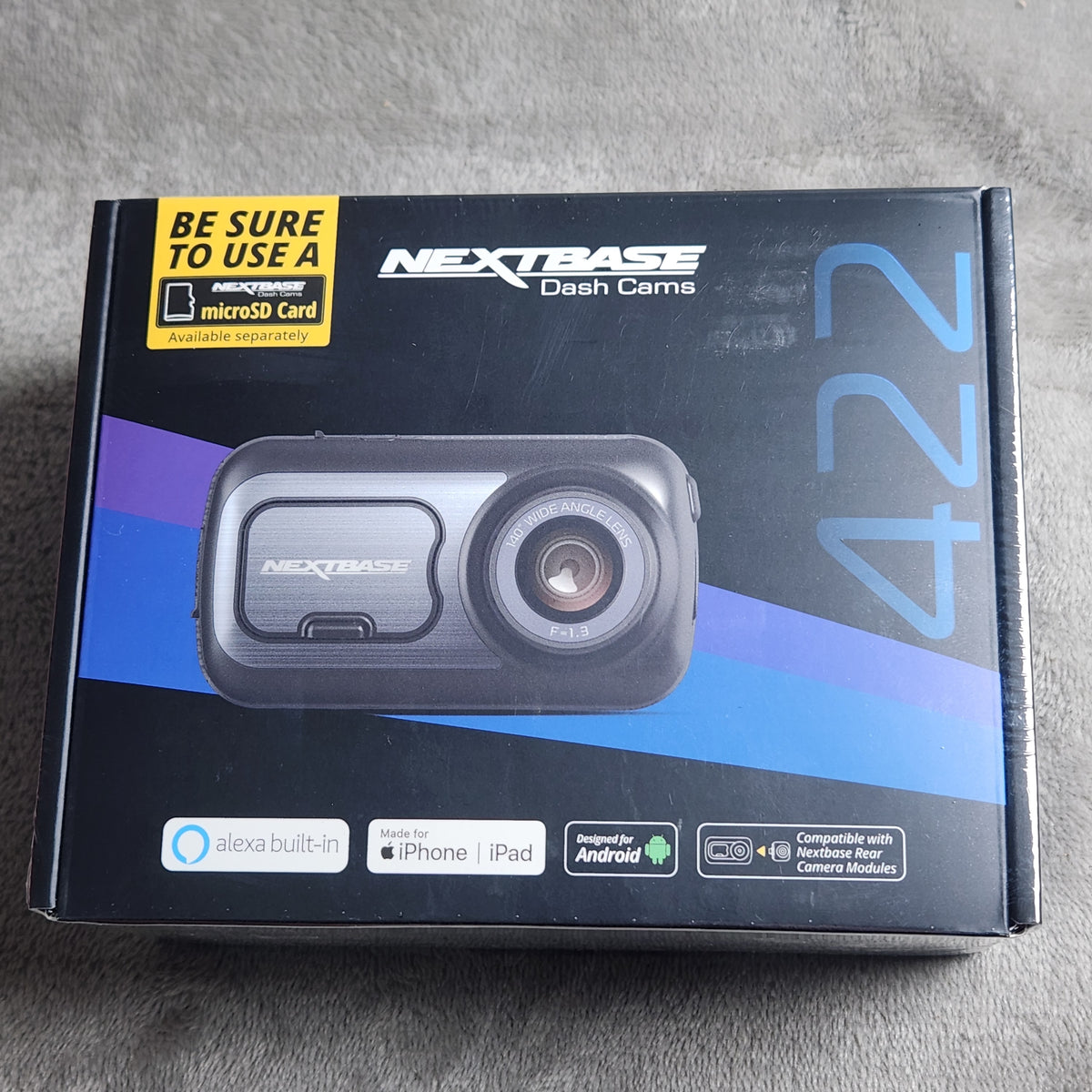 Nextbase 422GW Dash Cam with Polarizing Filter