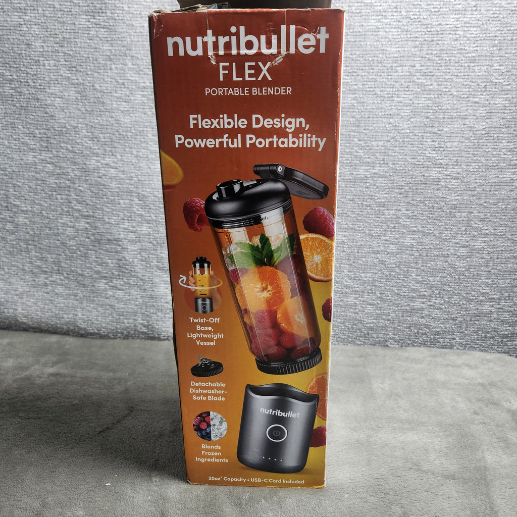Nutribullet Flex Black Portable Blender Open Box
