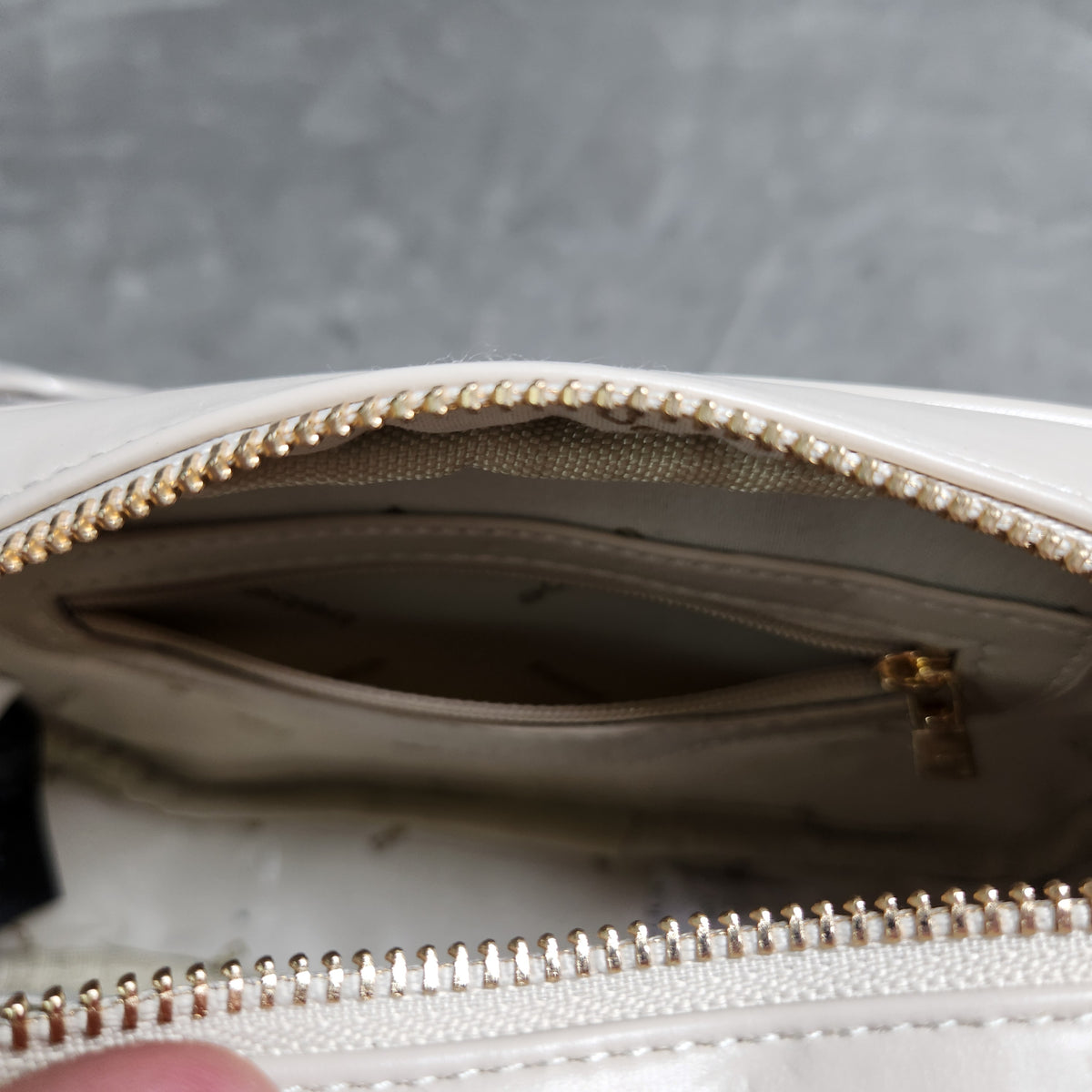bebe Luca Camera Bag with Wallet New E02-5359 Cream