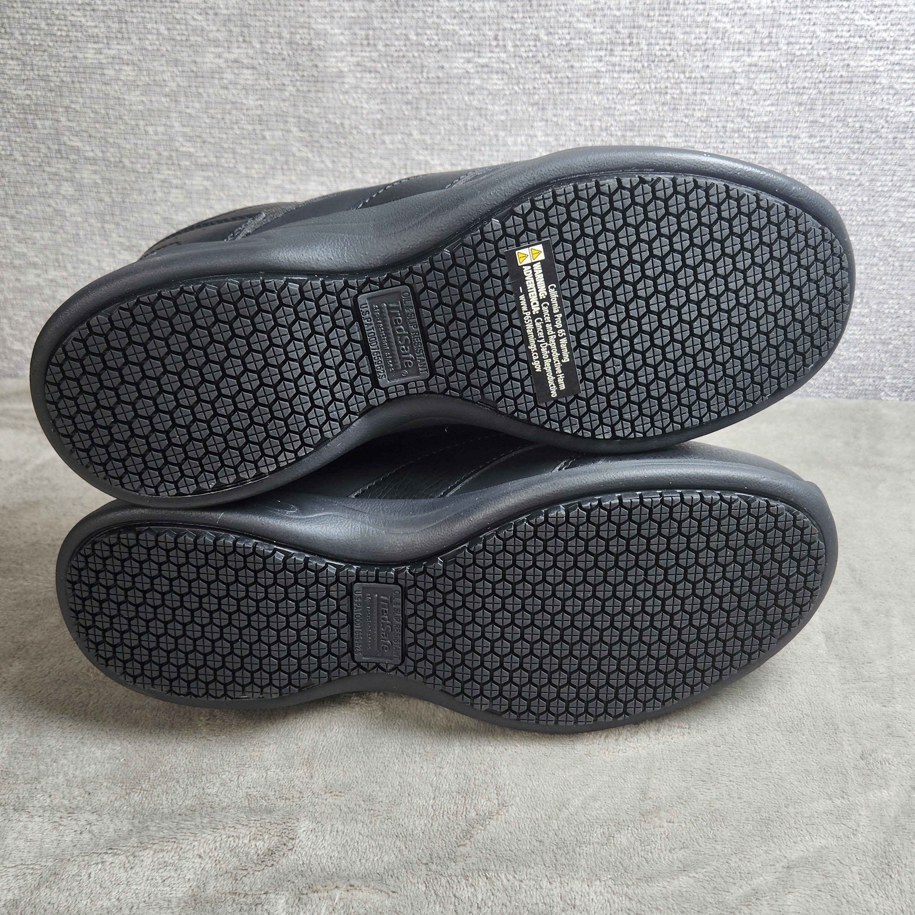 TredSafe Men's Work Shoes 11W Black Slip Resistant Dreamcell MNTR40HY231