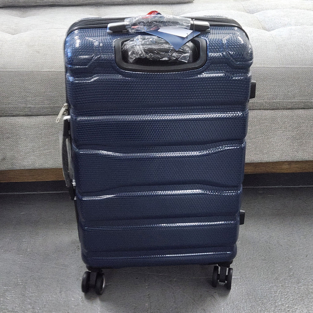Dejuno Yukon 3-Piece Hardside Luggage Set Blue New