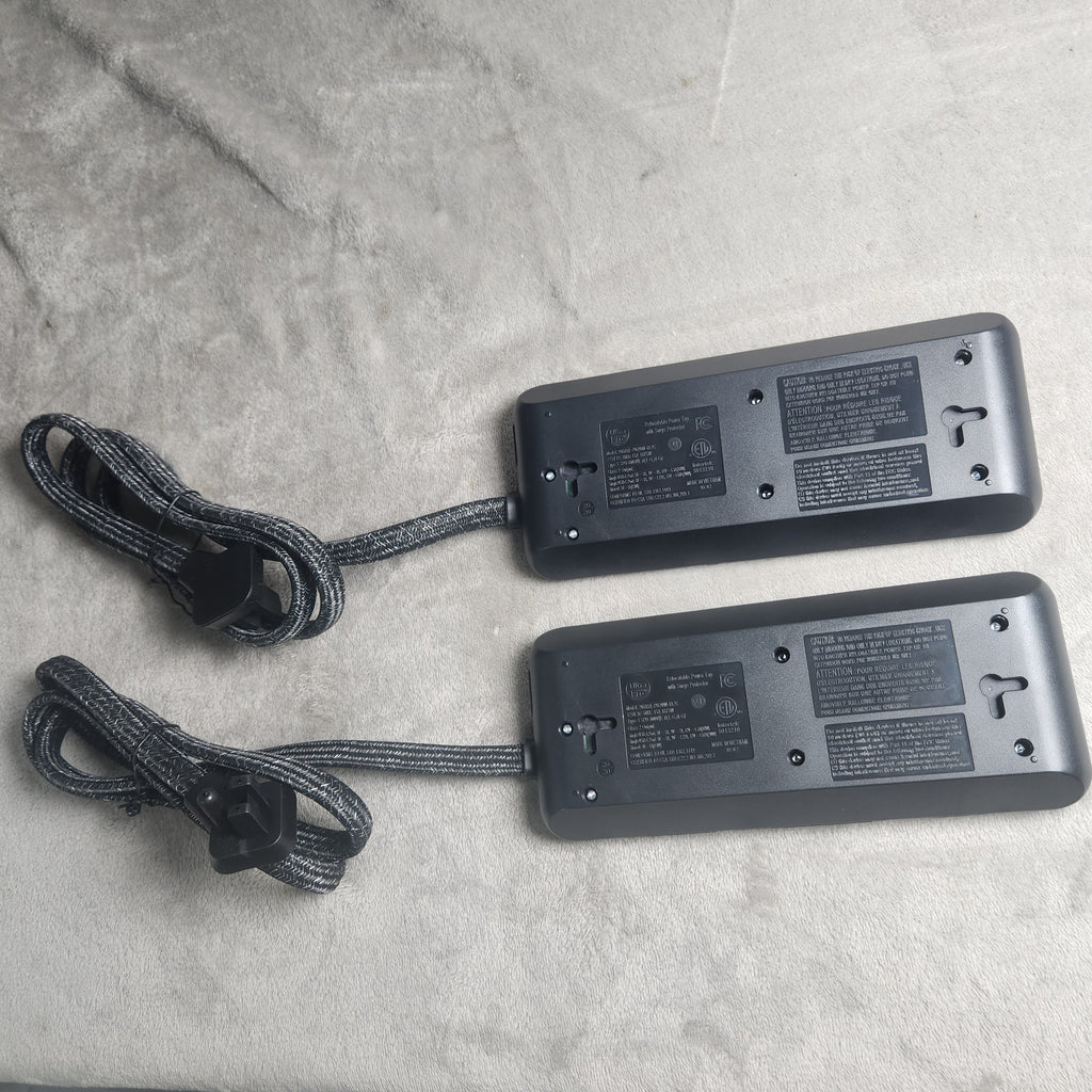 UltraPro Elite UltraSlim Surge Protectors w/ 2 USB-C & A Ports 2 Pack