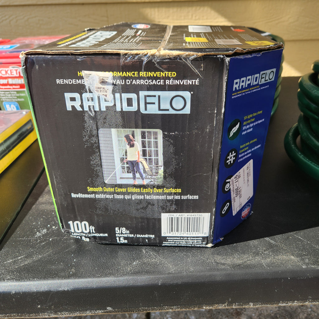 Teknor Rapid Flo 5/8 in. x 100 ft. Compact Garden Hose