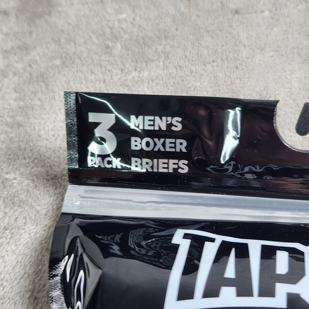 Tapout Athletic Performance Stretch Mens 3 Pack Boxer Briefs Size Large