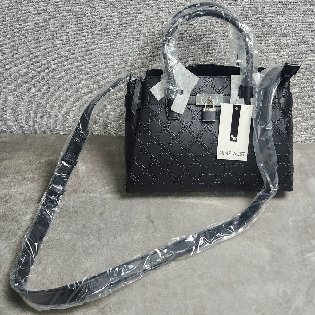 Nine West Women's Josey Satchel Black NYE533906