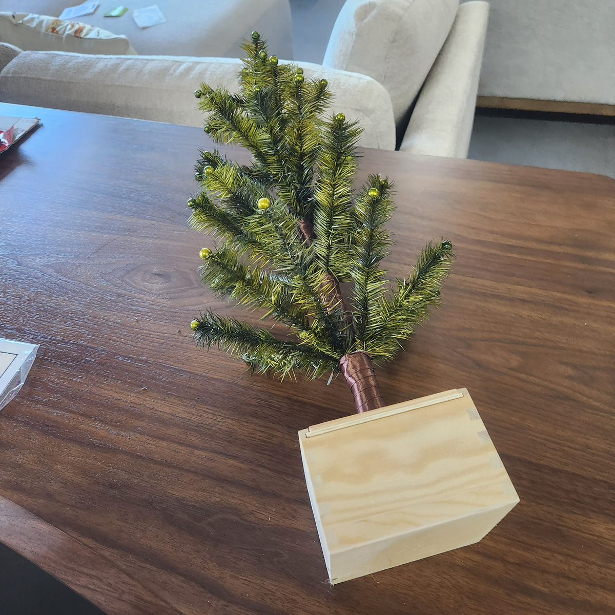 24” Decorative Christmas Tree, Lightweight Holiday Seasonal decor