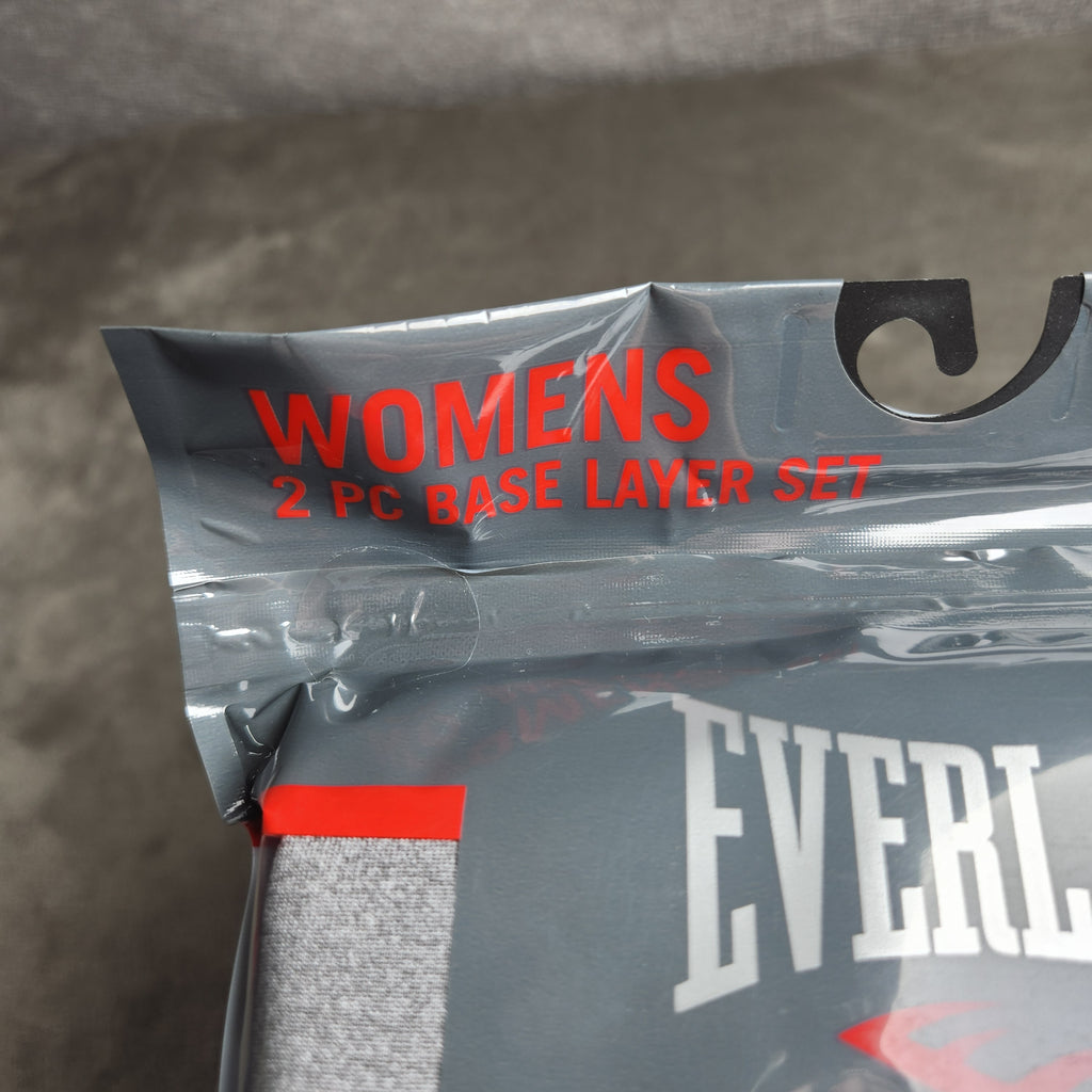 Everlast Women's 2 PC Small Base Layer Set Gray NEW EVL4971-DS