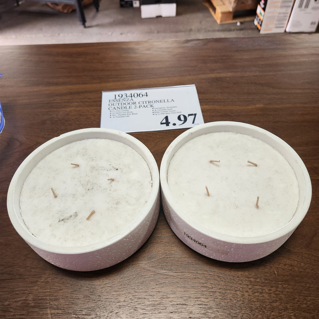 Essenza Outdoor Citronella Candle 2-Pack