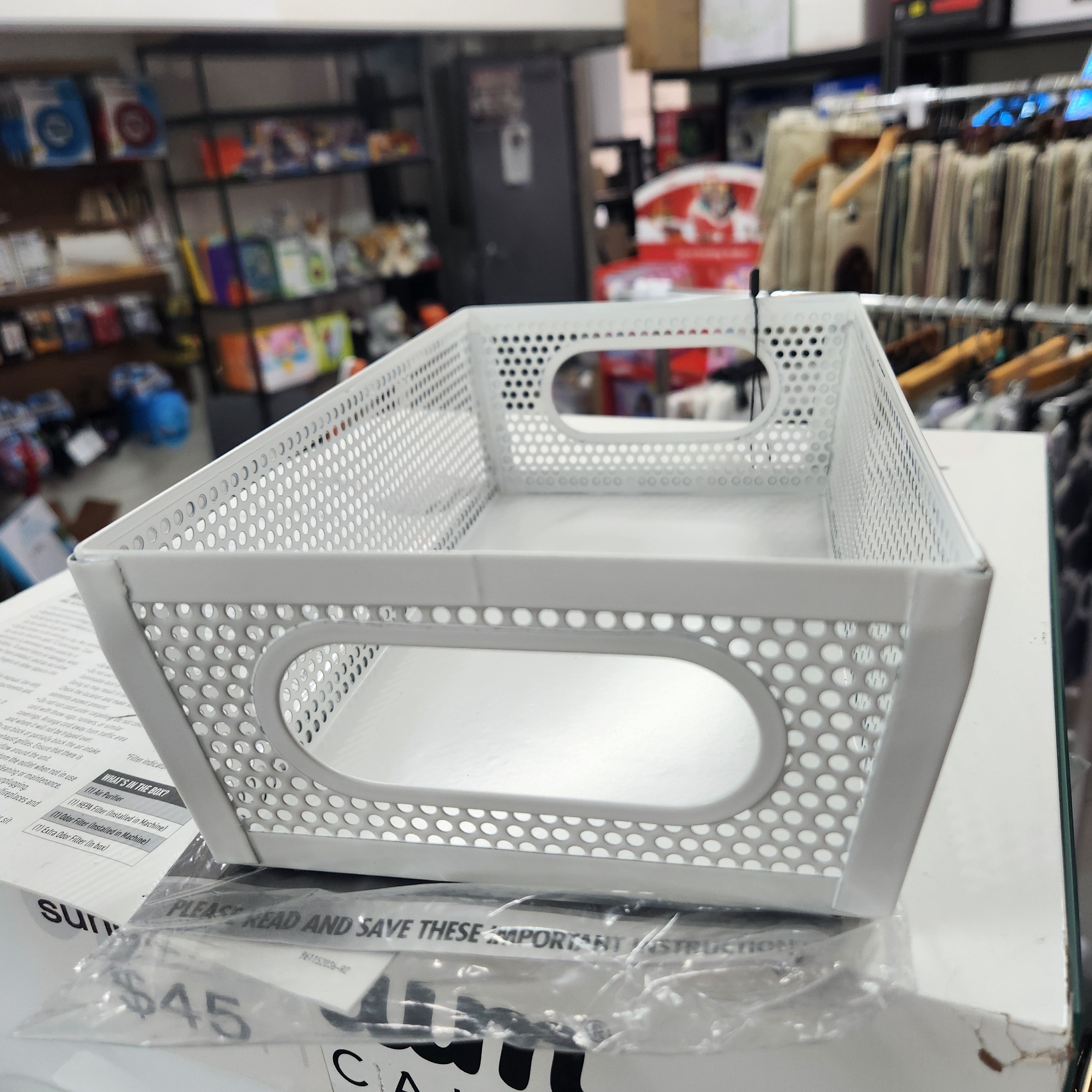 Mdesign white basket