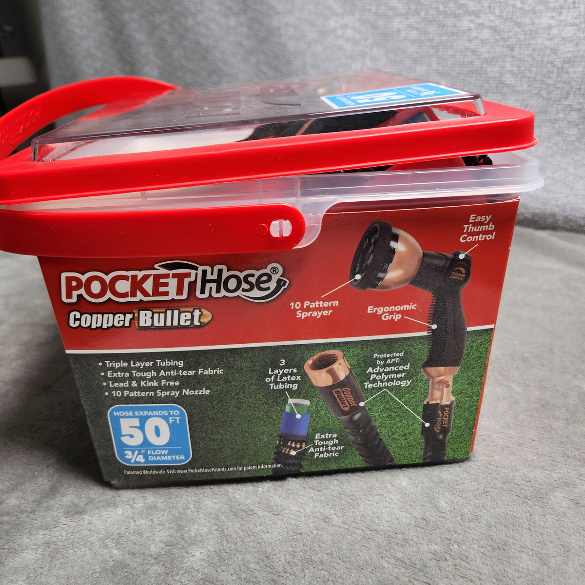 Copper Bullet Pocket-hose 50 ft.