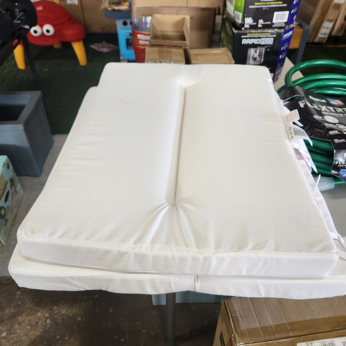 POLYWOOD Eastport Lounge Cushions, 2-pack White