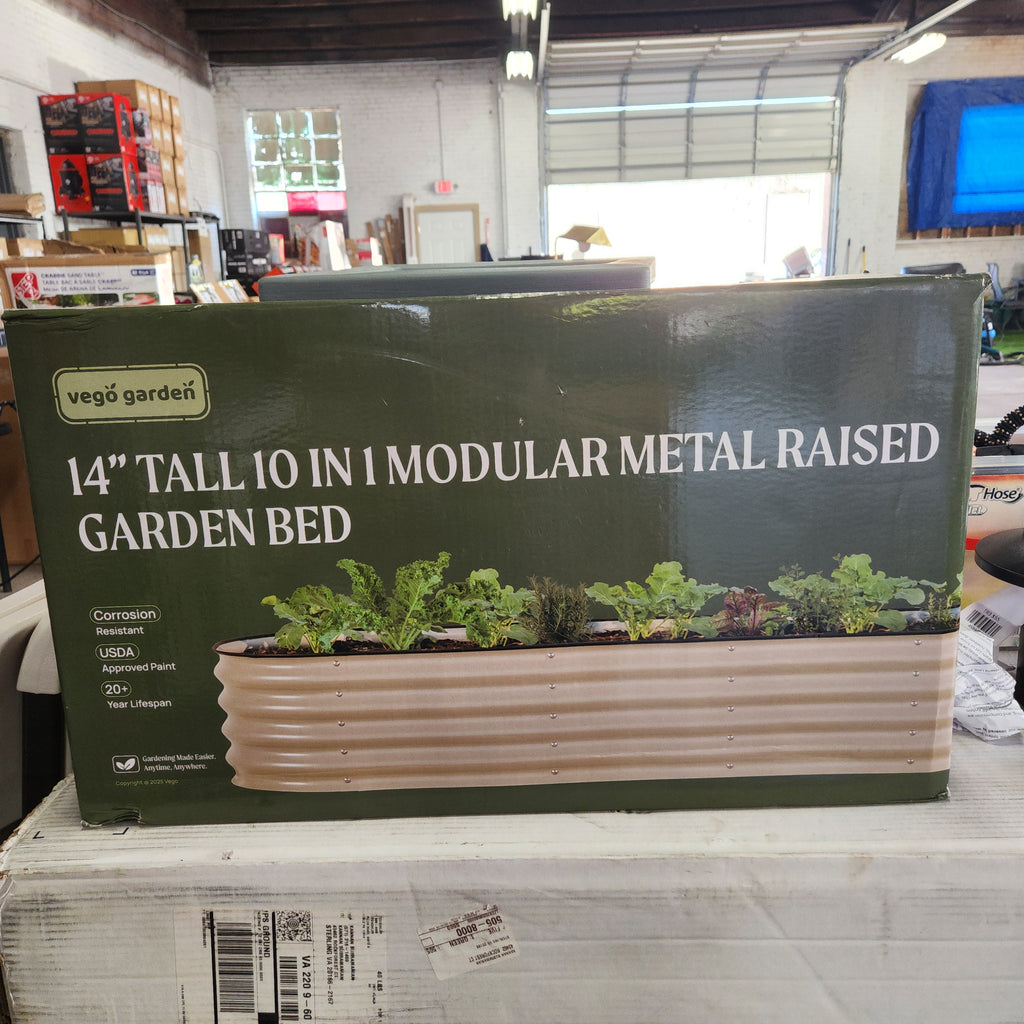 14" Tall 10 in 1 Modular Metal Raised Garden Bed