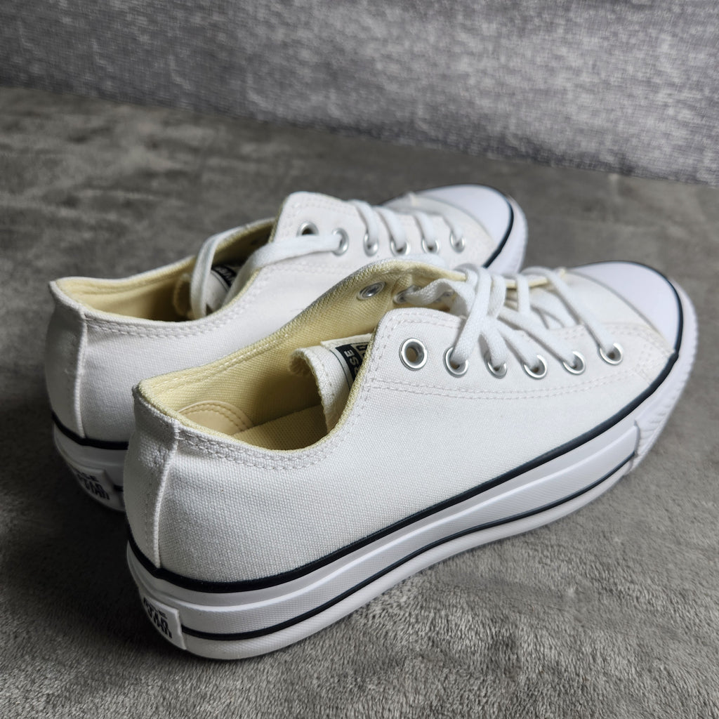 Converse Chuck Taylor All Star Lift Platform White Black Womens Size 7 560251F