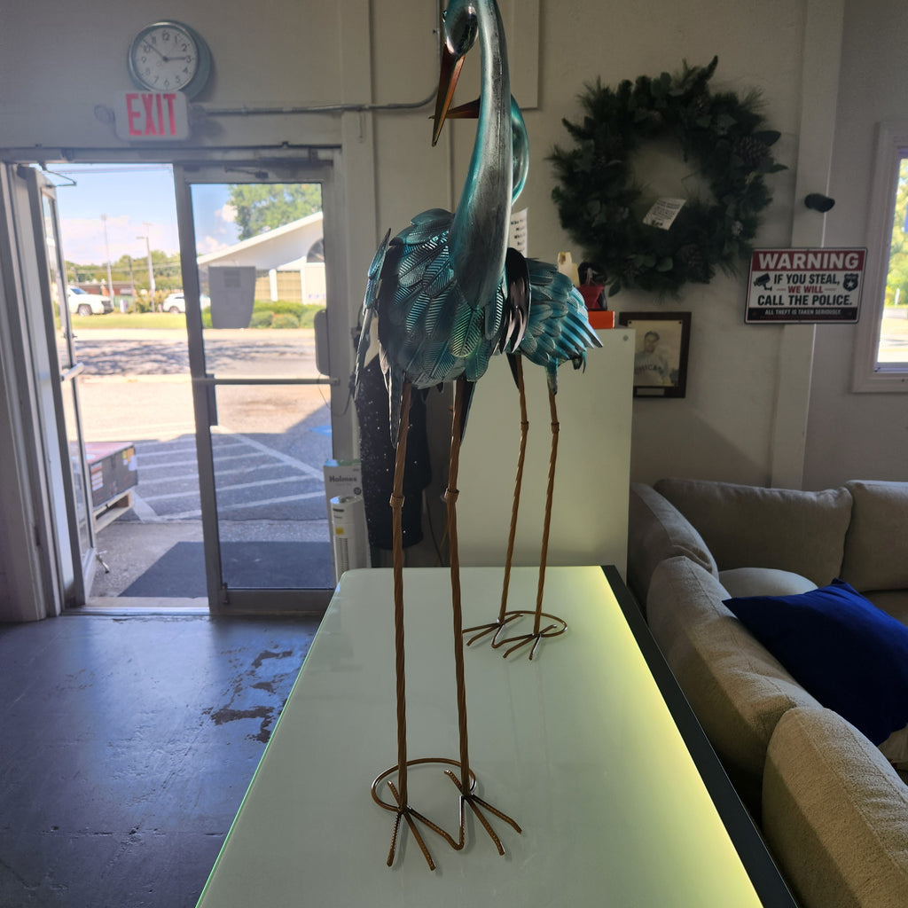 35” Blue Heron Statue