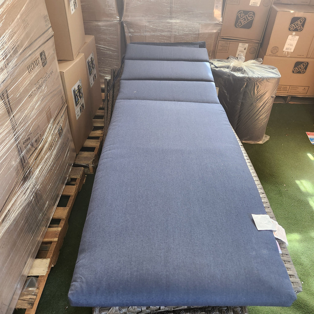 Peak Season Outdoor Chaise Cushion, 2-pack Blue