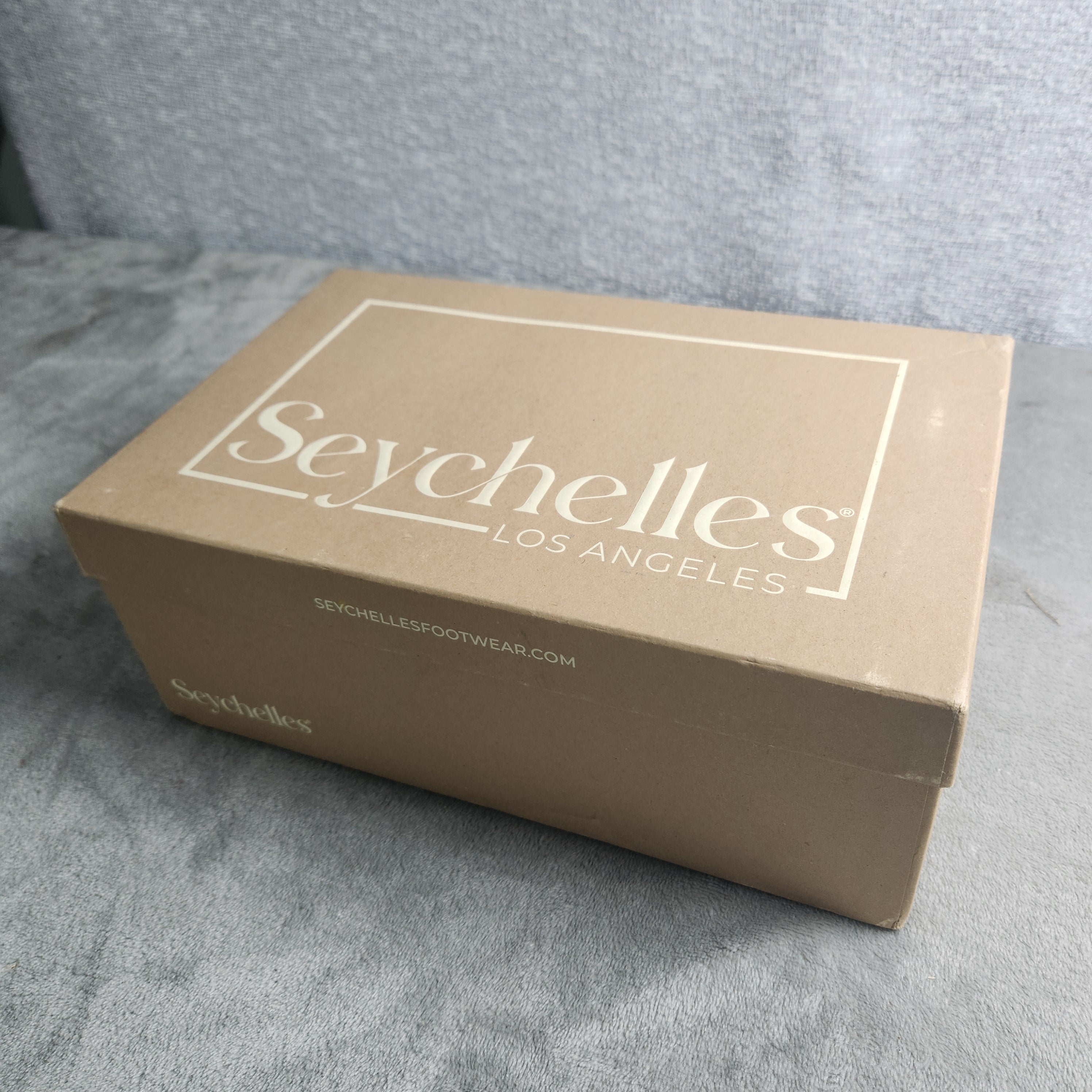 Seychelles Cape May Metallic Silver Leather Slide Sandals Women's 8.5M New