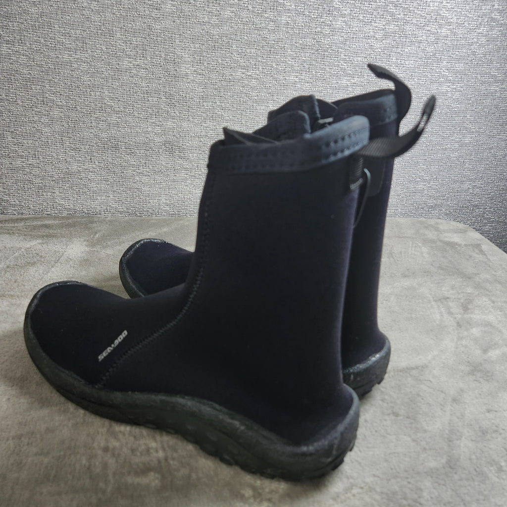 Sea-Doo Neoprene Boots Men's 10 / Women's 11 Black Jet Ski Water Shoes