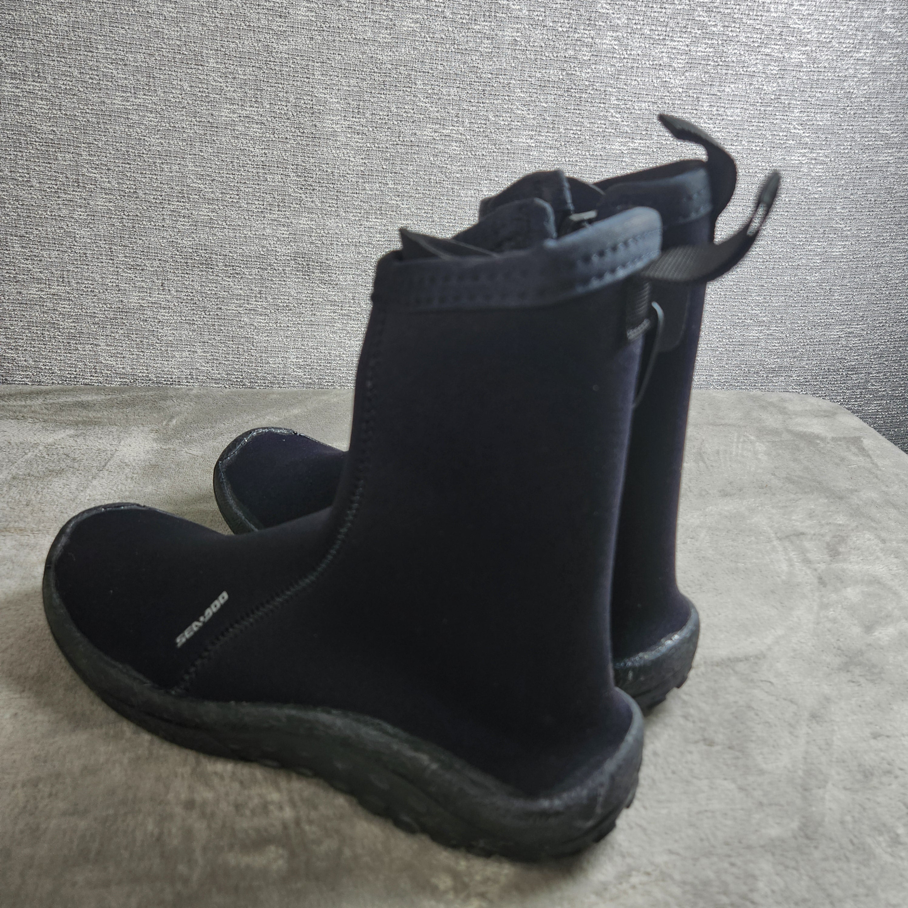 Sea-Doo Neoprene Boots Men's 10 / Women's 11 Black Jet Ski Water Shoes