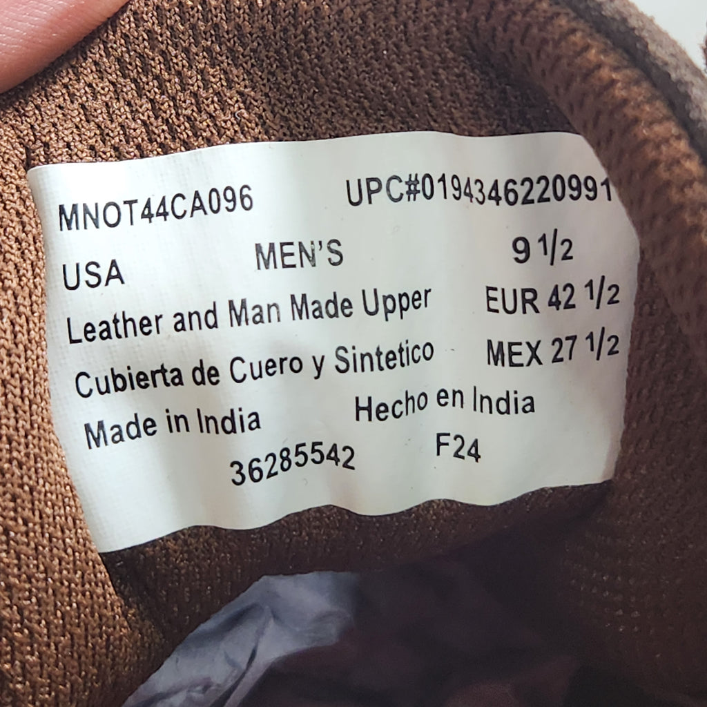 Ozark Mens Rolled Moc Toe Boots Size 9.5 Chukka Brown