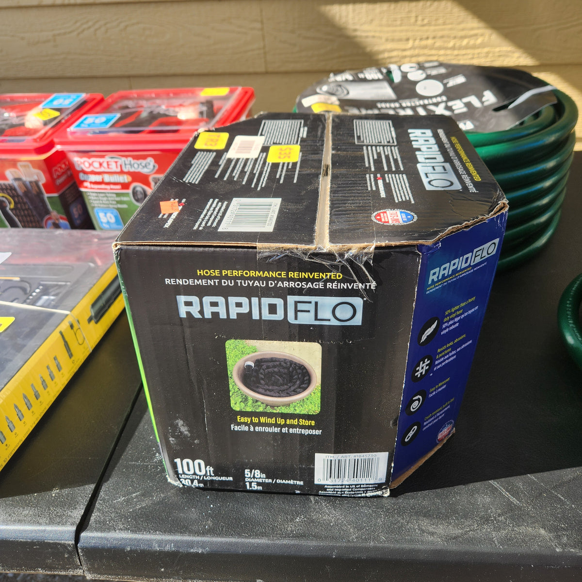 Teknor Rapid Flo 5/8 in. x 100 ft. Compact Garden Hose