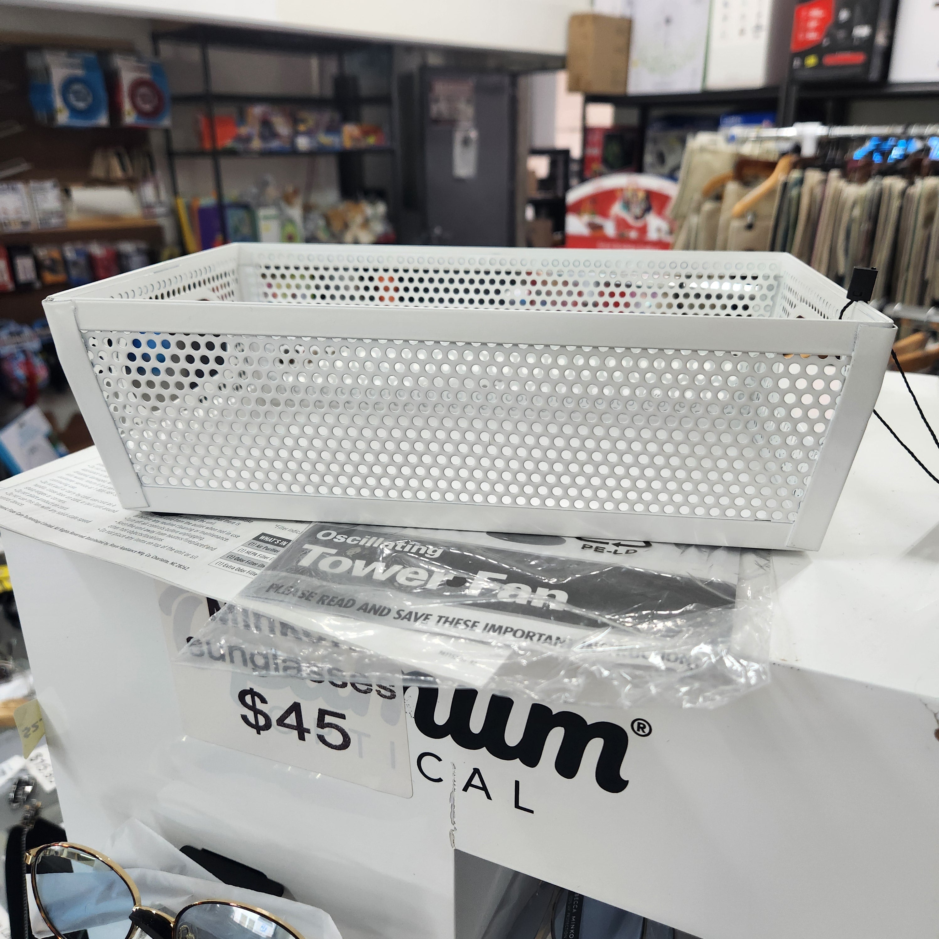 Mdesign white basket