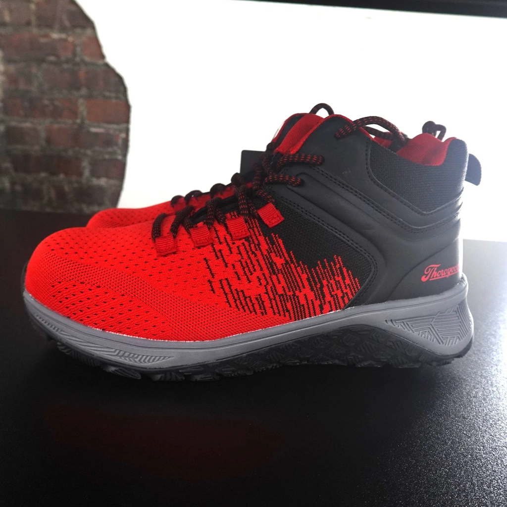 Thorogood AST Low Composite Toe Safety Work Sneaker Men's 11W Red/Black 809-5200