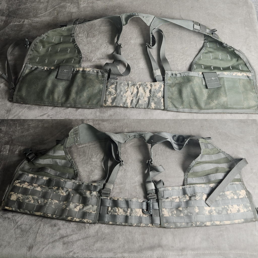 Lot of 4 MOLLE II Modular Lightweight Load Carrying Equipment FLC Fighting Load Carrier/ Utility belts