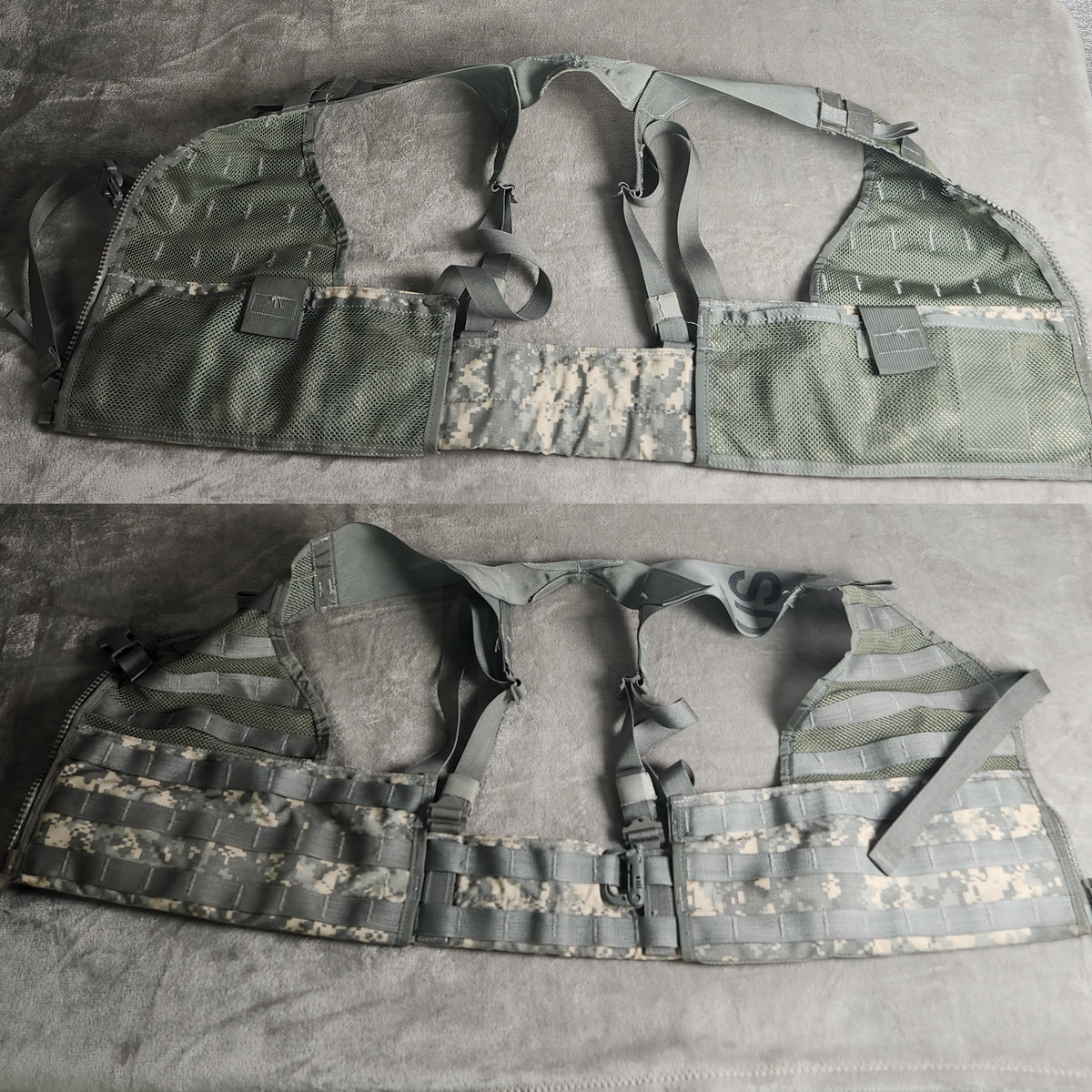 Lot of 4 MOLLE II Modular Lightweight Load Carrying Equipment FLC Fighting Load Carrier/ Utility belts